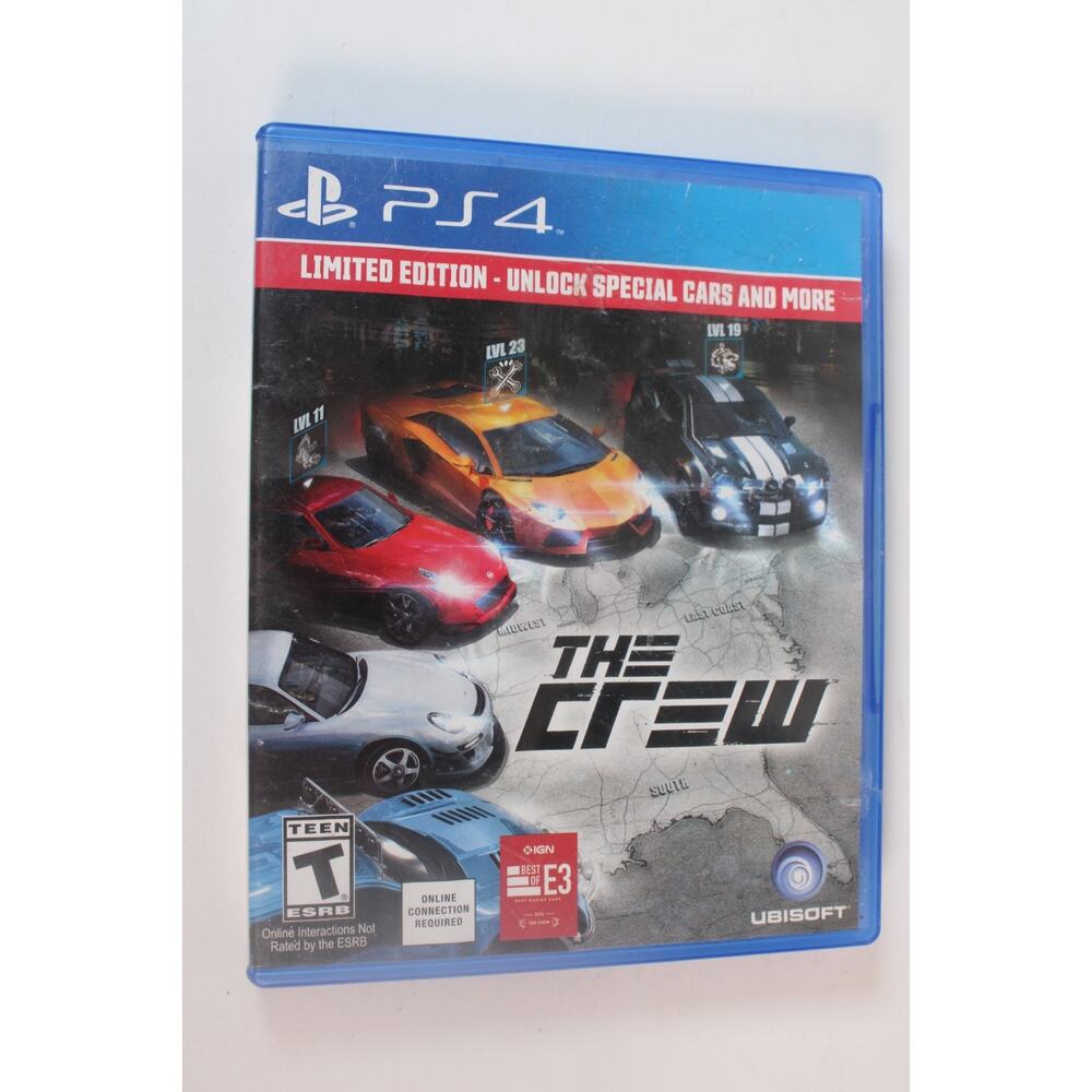 The Crew: Limited Edition (Sony PlayStation 4, 2014, PS4) Authentic, Tested